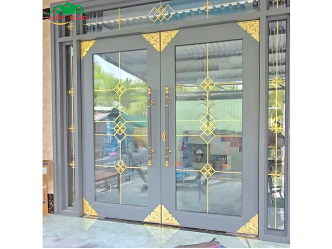 CỬA NHÔM THỦY LỰC TRANG TRÍ NAN ĐỒNG